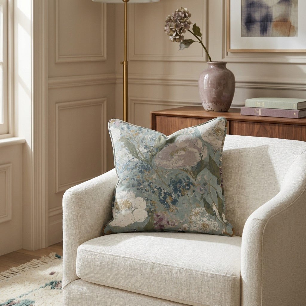 Open Petal Throw Pillow - Benton Lane Home - Lemon Park