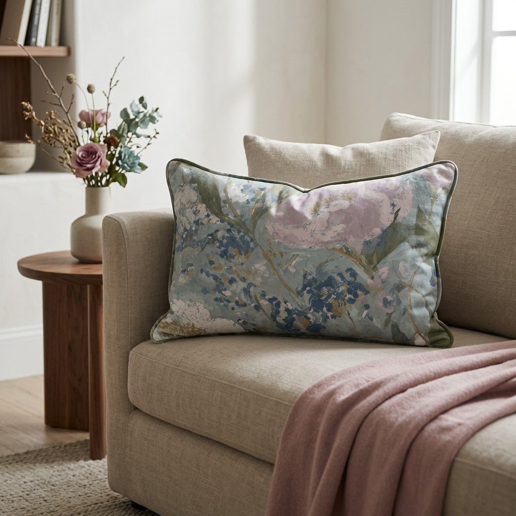 Open Petal Throw Pillow - Benton Lane Home - Lemon Park