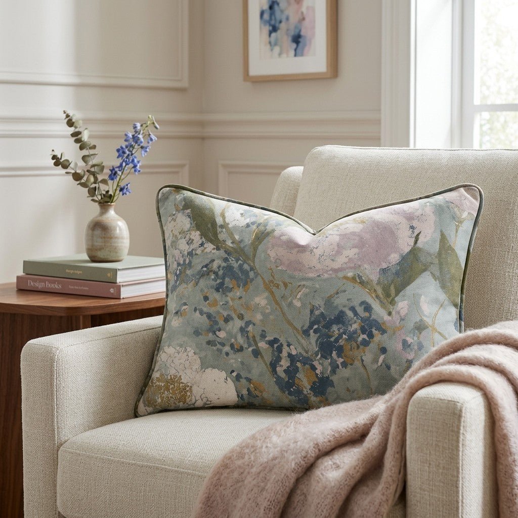 Open Petal Throw Pillow - Benton Lane Home - Lemon Park