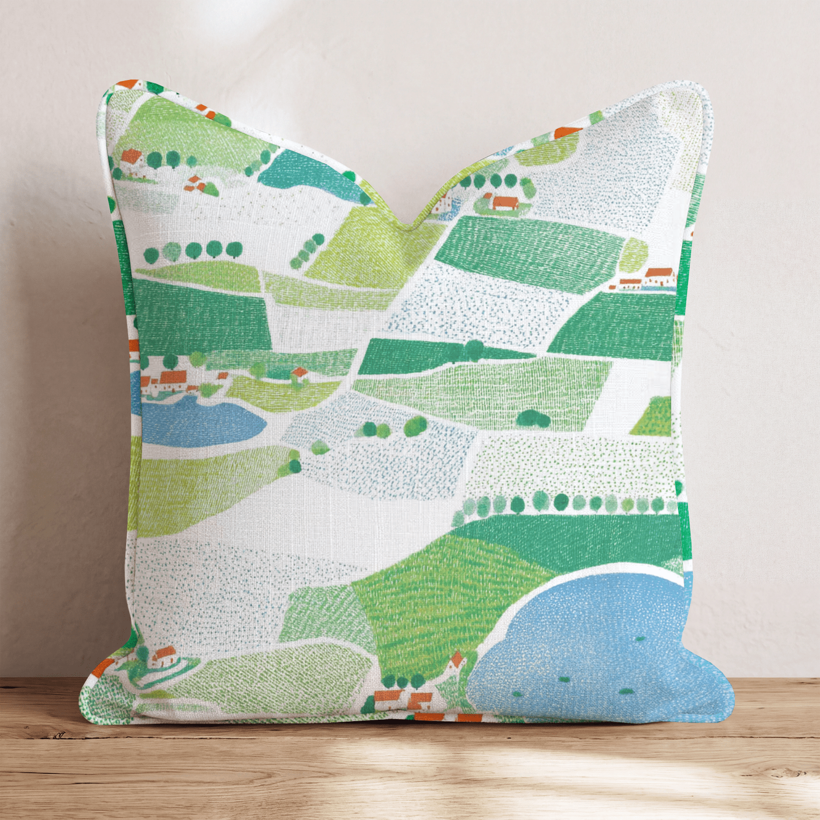 Open Plains Throw Pillow - Benton Lane Home - Hillcroft Home