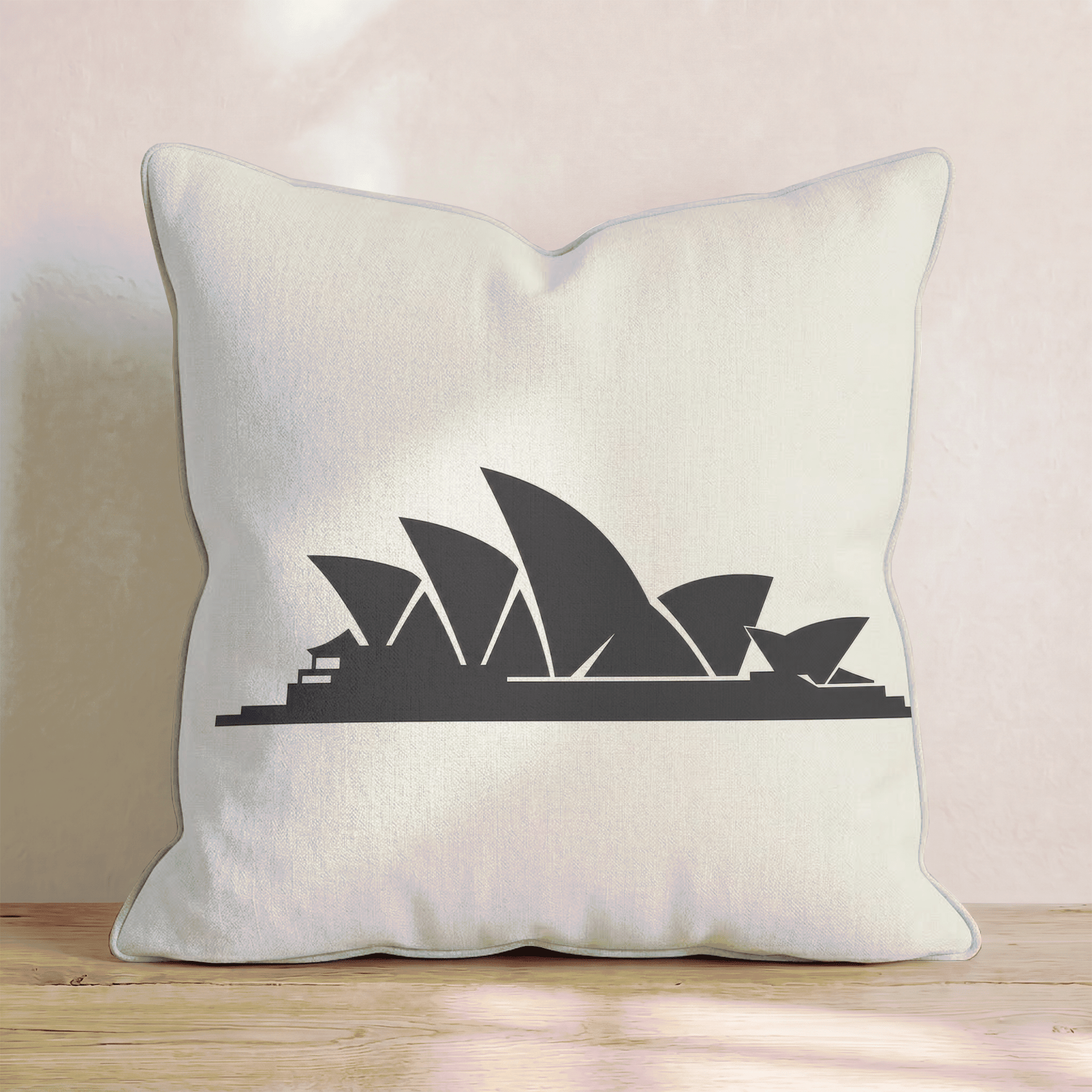 Opera House Outline Throw Pillow - Benton Lane Home - Hillcroft Home