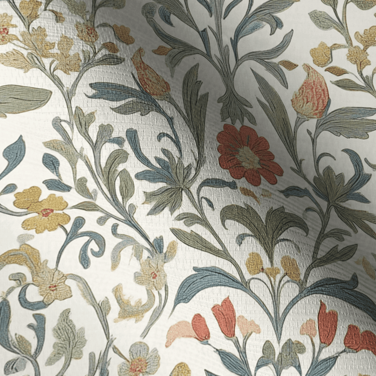 Orange County Faux Grasscloth Wallpaper - Lemon Park