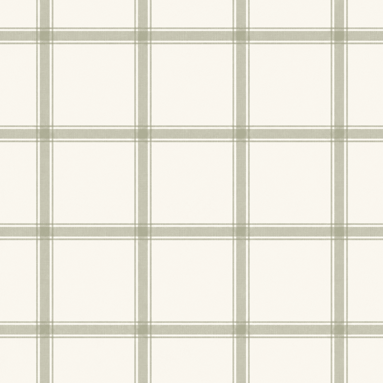 Orange County Olive Plaid Wallpaper - Lemon Park