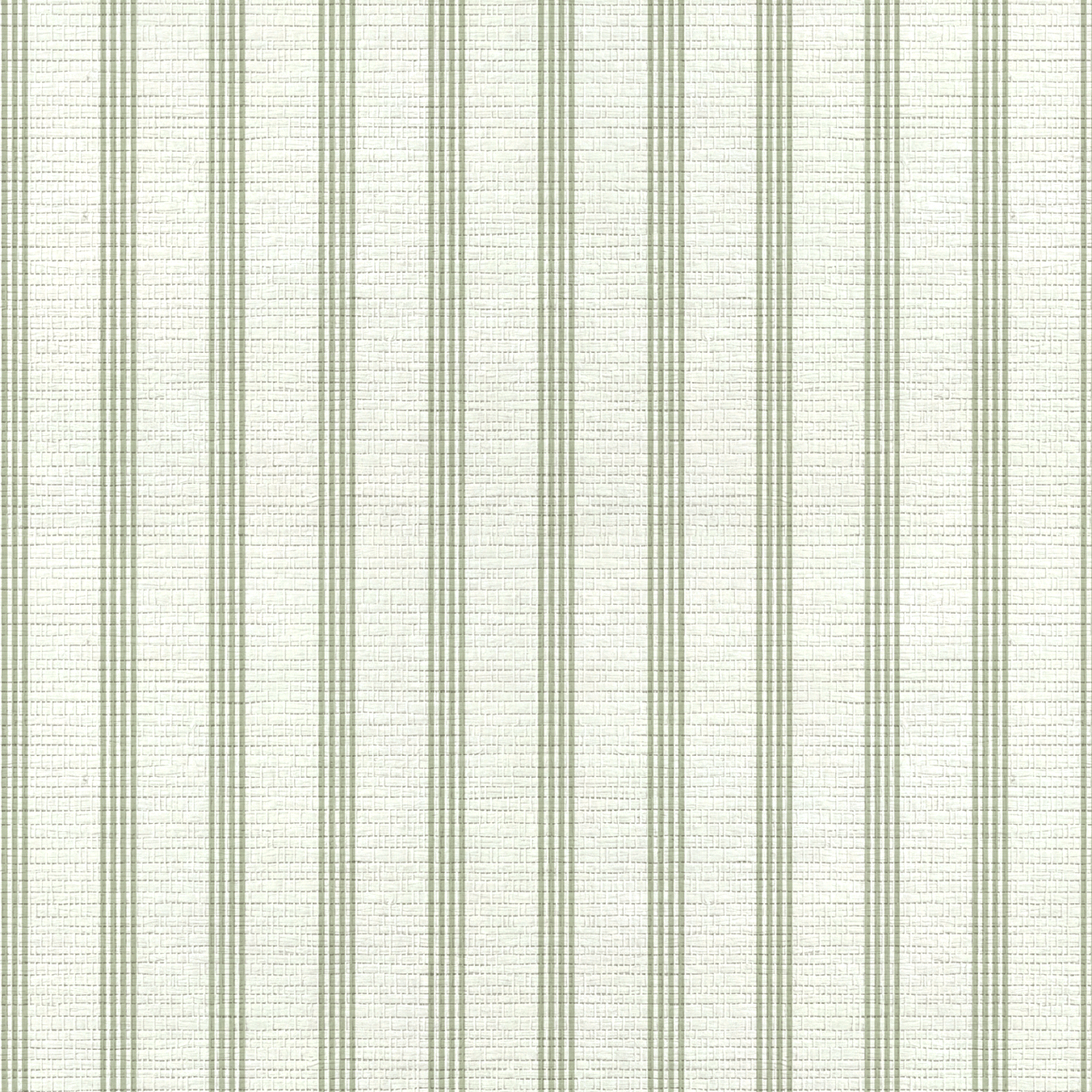 Orange County Olive Stripes Faux Grasscloth Wallpaper - Lemon Park