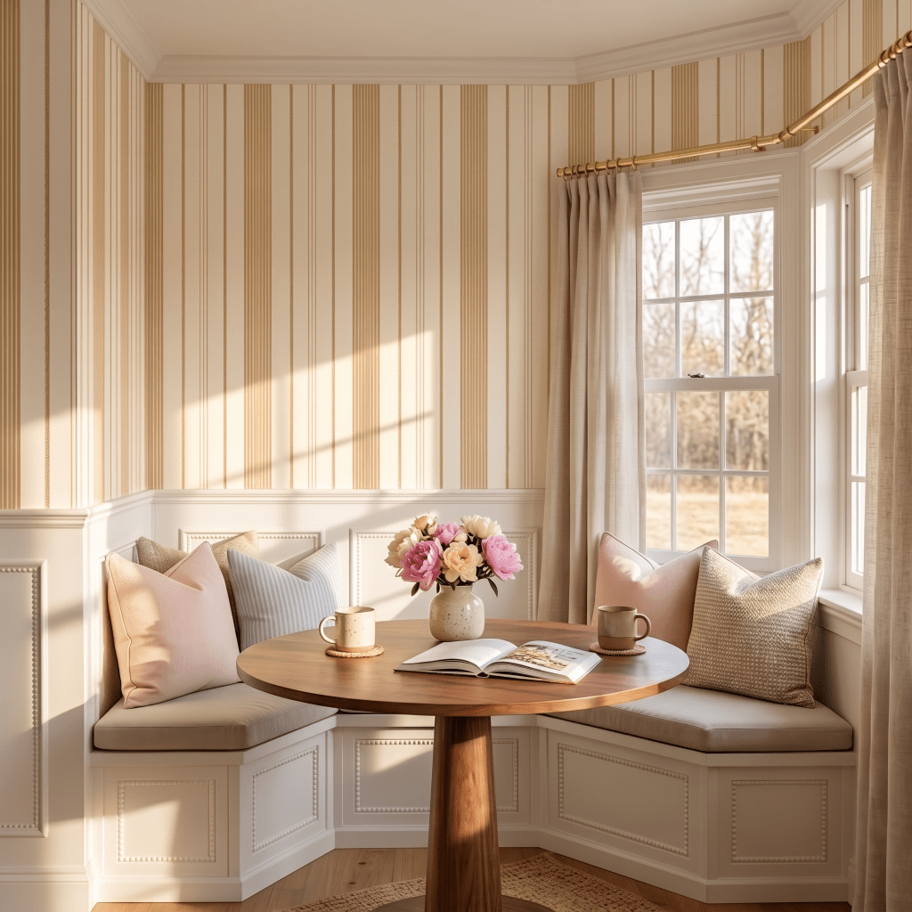 Orange County Pavlova Stripes Wallpaper - Lemon Park