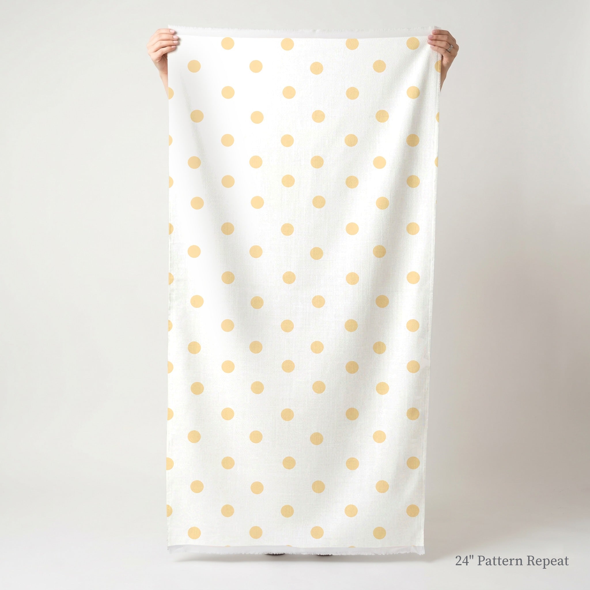 Orange Hannah - Fabric - Lemon Park