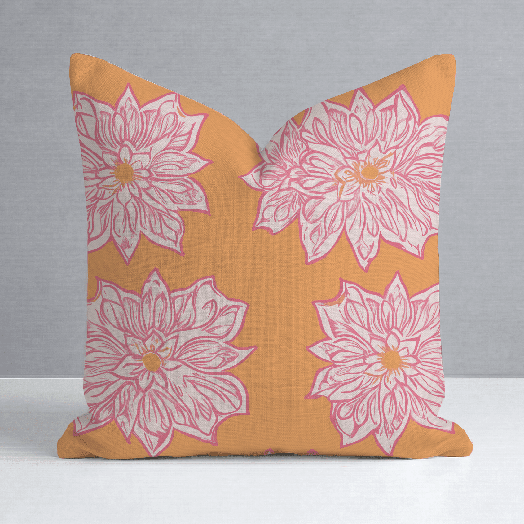 Orange Margarita Throw Pillow - Benton Lane Home - Lemon Park