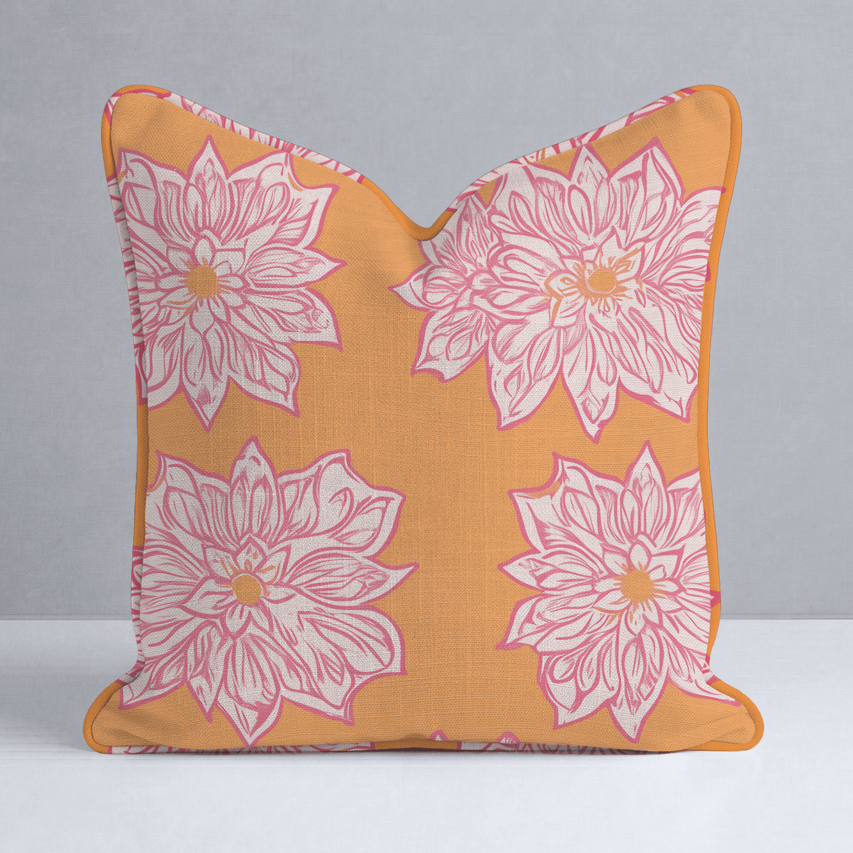 Orange Margarita Throw Pillow - Benton Lane Home - Lemon Park