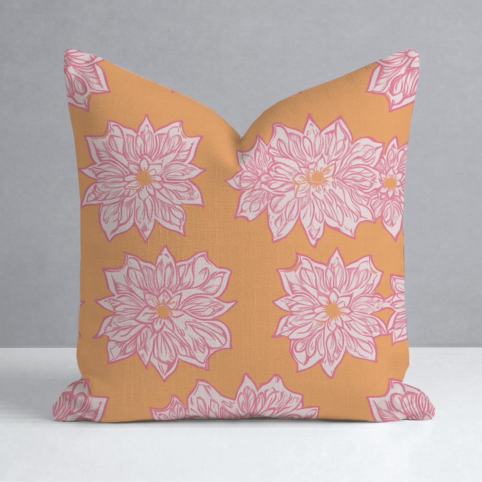 Orange Margarita Throw Pillow - Benton Lane Home - Lemon Park