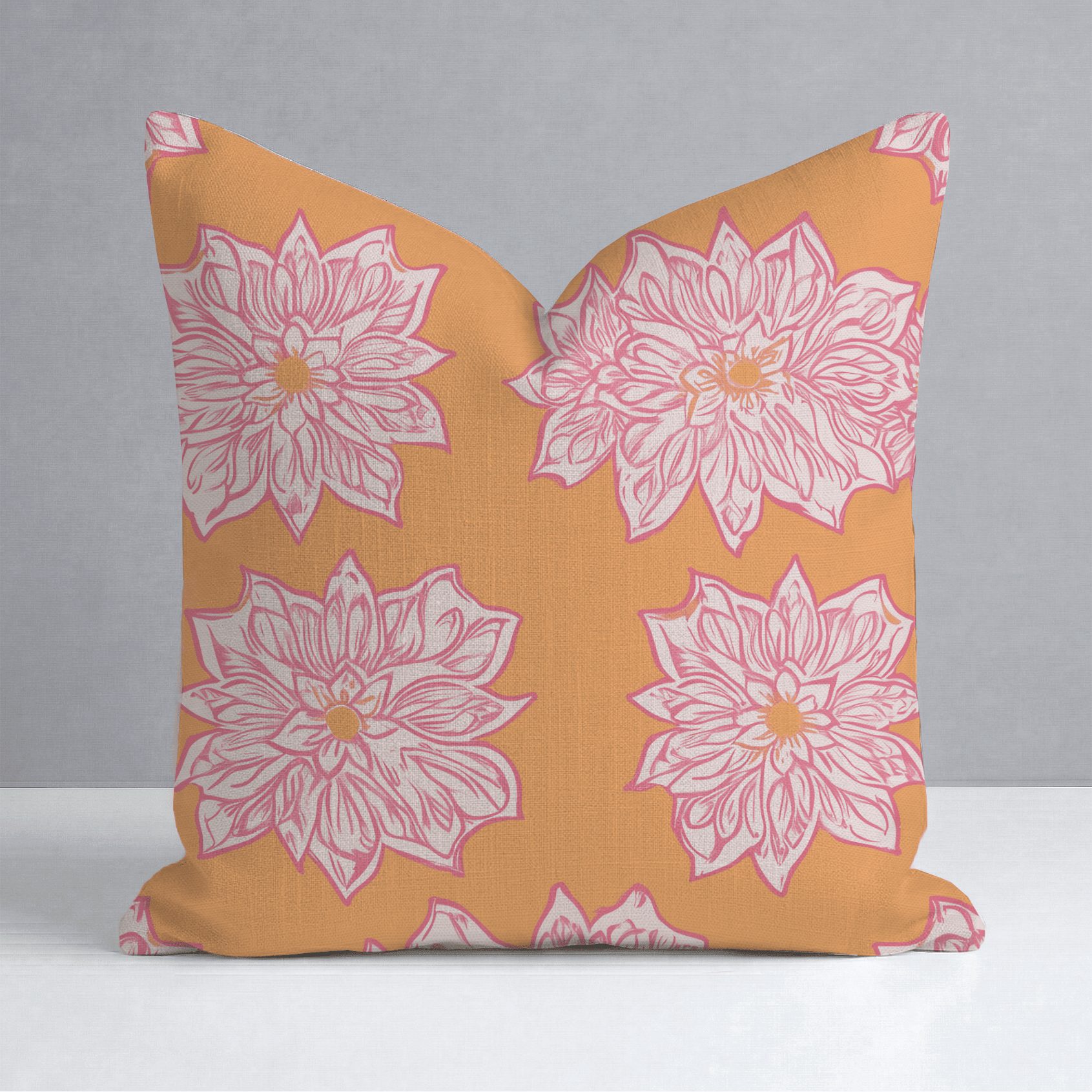 Orange Margarita Throw Pillow - Benton Lane Home - Lemon Park