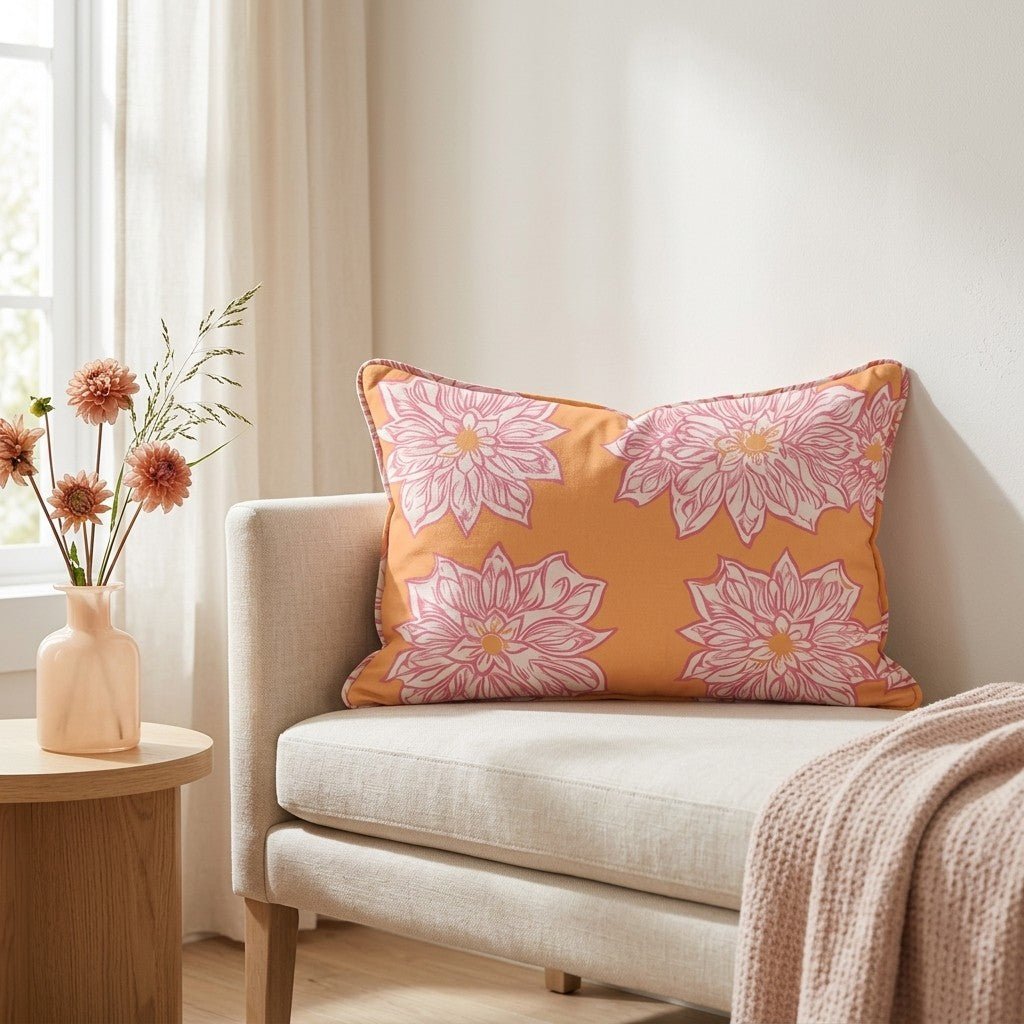 Orange Margarita Throw Pillow - Benton Lane Home - Lemon Park