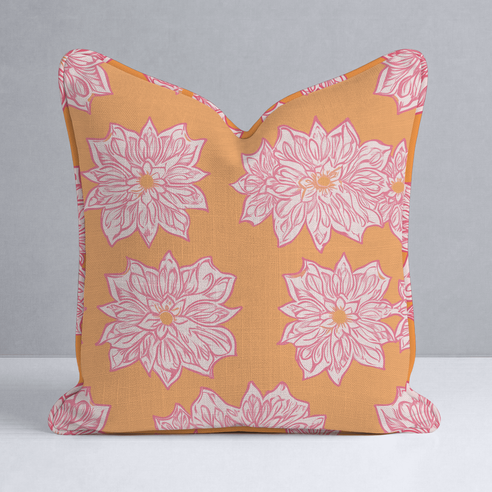 Orange Margarita Throw Pillow - Benton Lane Home - Lemon Park