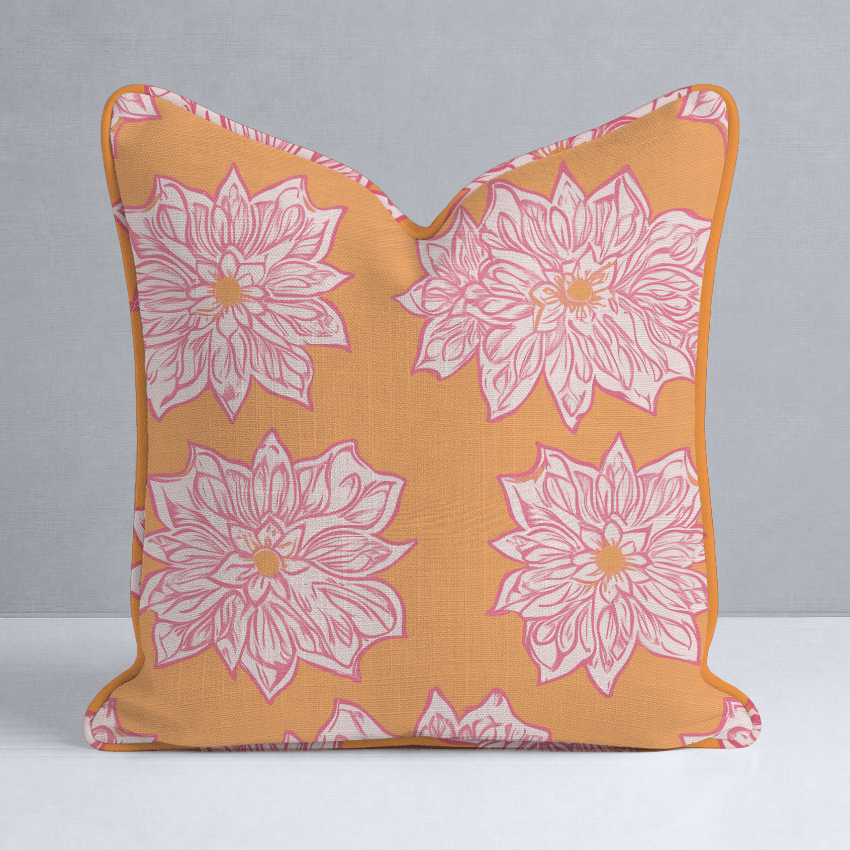 Orange Margarita Throw Pillow - Benton Lane Home - Lemon Park