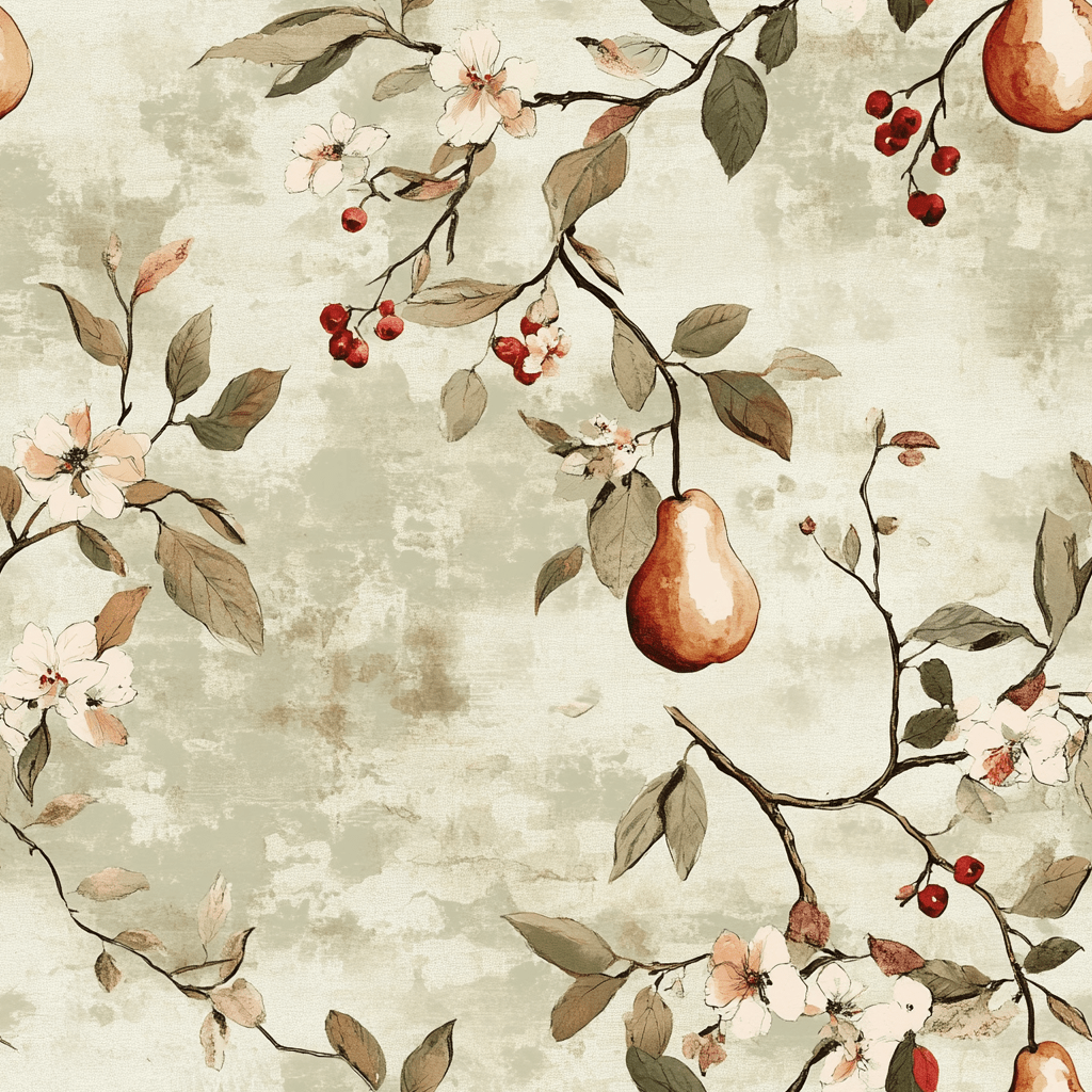Orchard Study Wallpaper - Benton Lane Home - Painted Paper