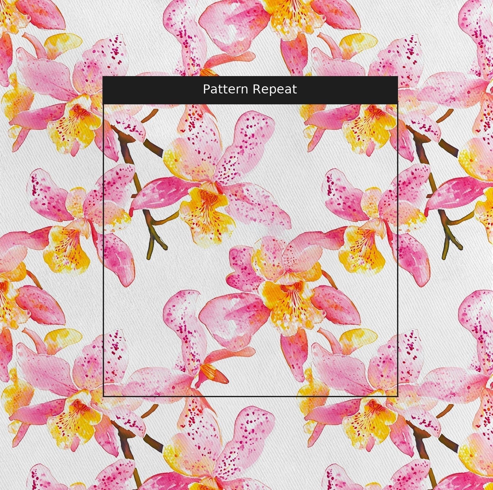 Orchid Obsession - Fabric - Benton Lane Home - Lemon Park