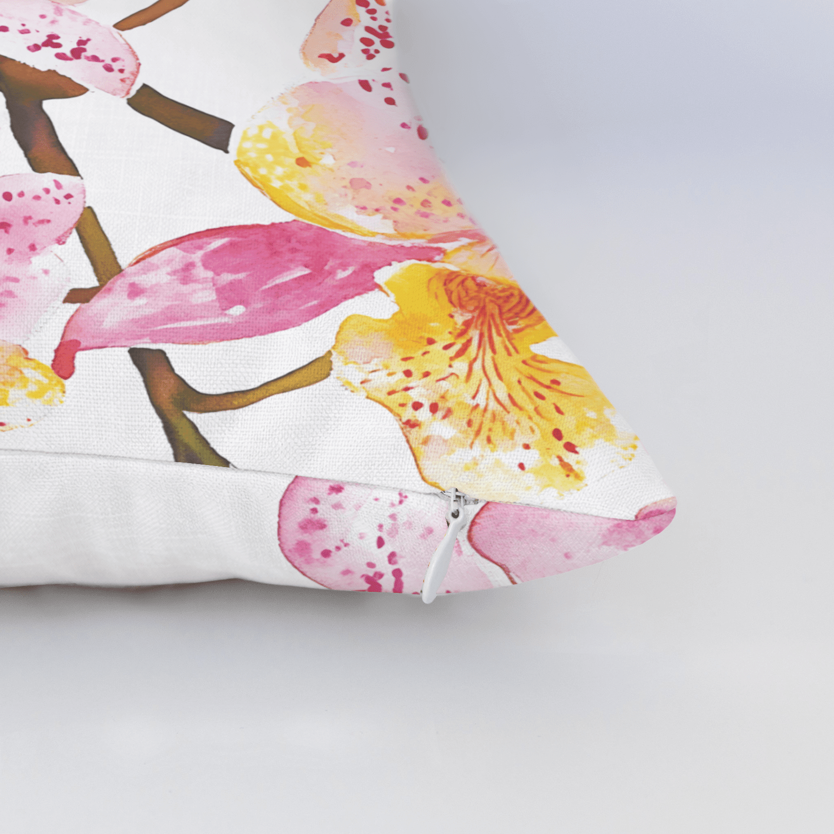 Orchid Obsession Throw Pillow - Benton Lane Home - Lemon Park
