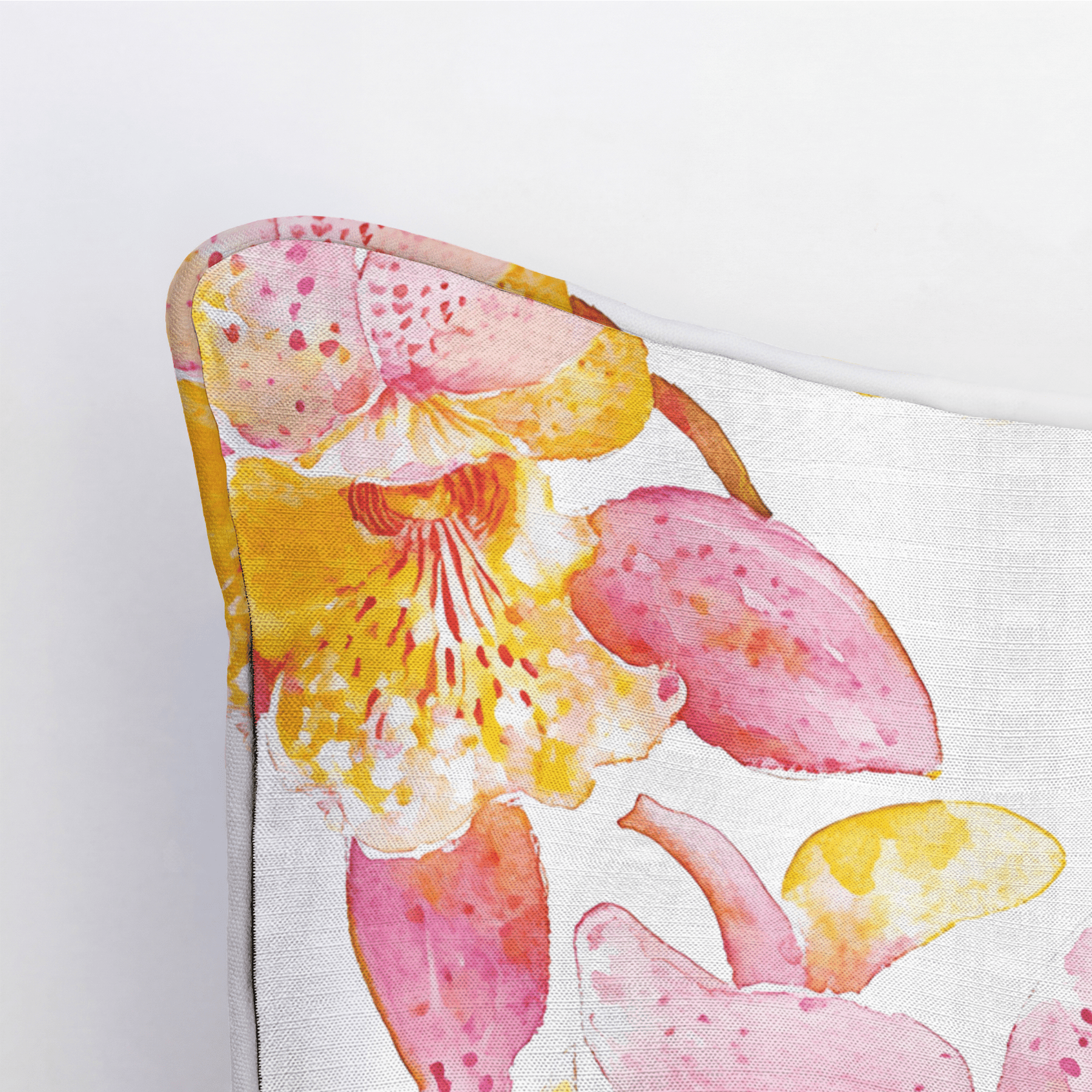 Orchid Obsession Throw Pillow - Benton Lane Home - Lemon Park