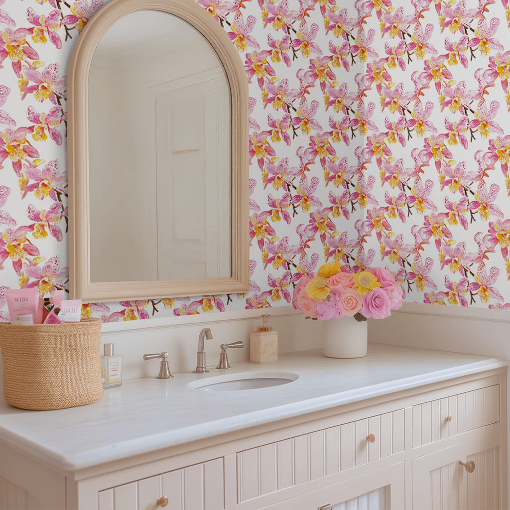 Orchid Obsession Wallpaper - Lemon Park