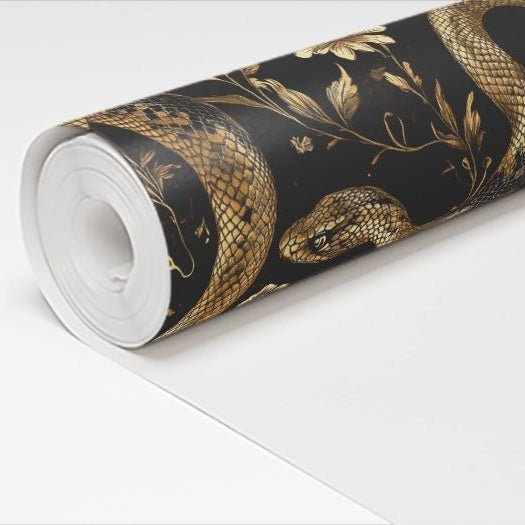 Orla Serpents Wallpaper - Benton Lane Home - Painted Paper