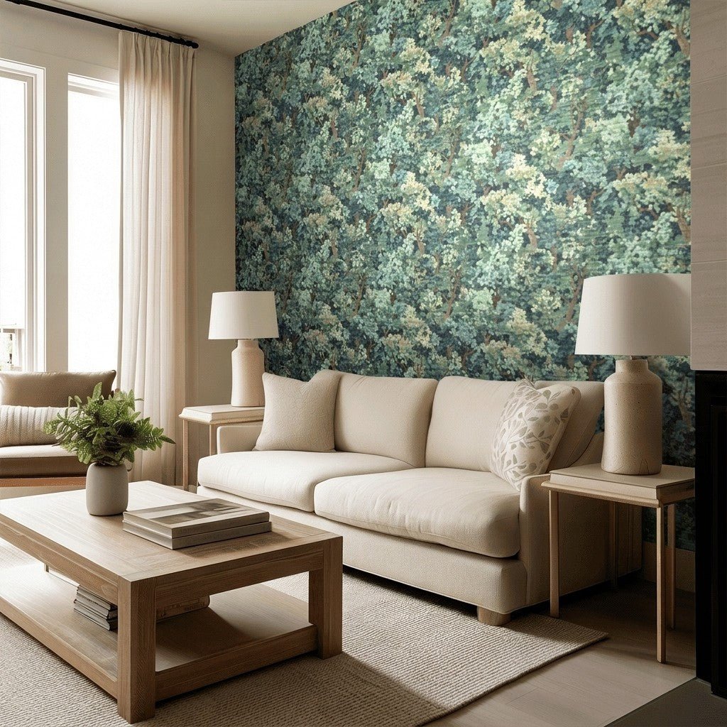 Orrin Faux Grasscloth Wallpaper - Painted Paper