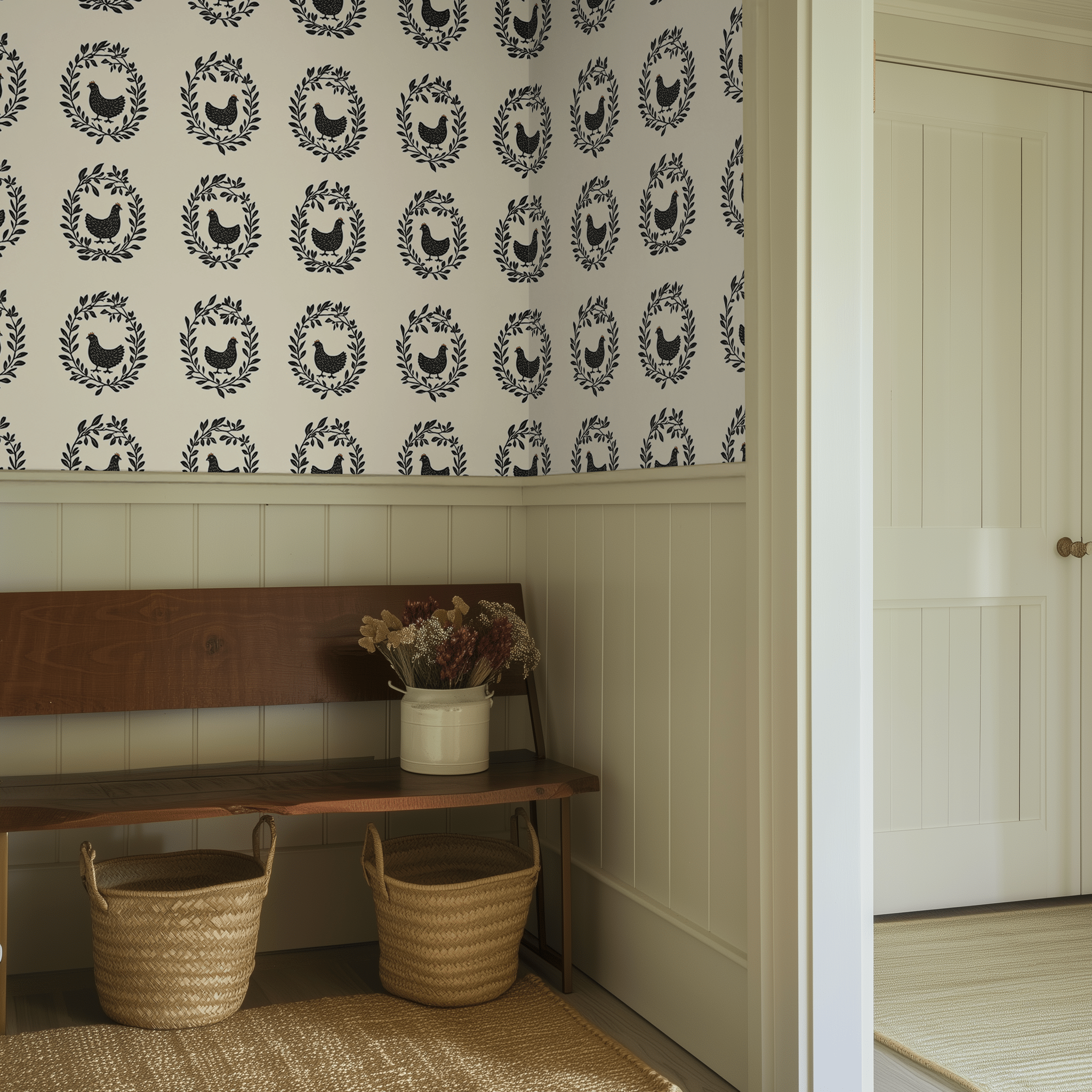 Orville Wallpaper - Benton Lane Home - Painted Paper