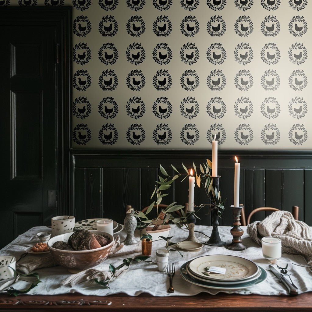 Orville Wallpaper - Benton Lane Home - Painted Paper