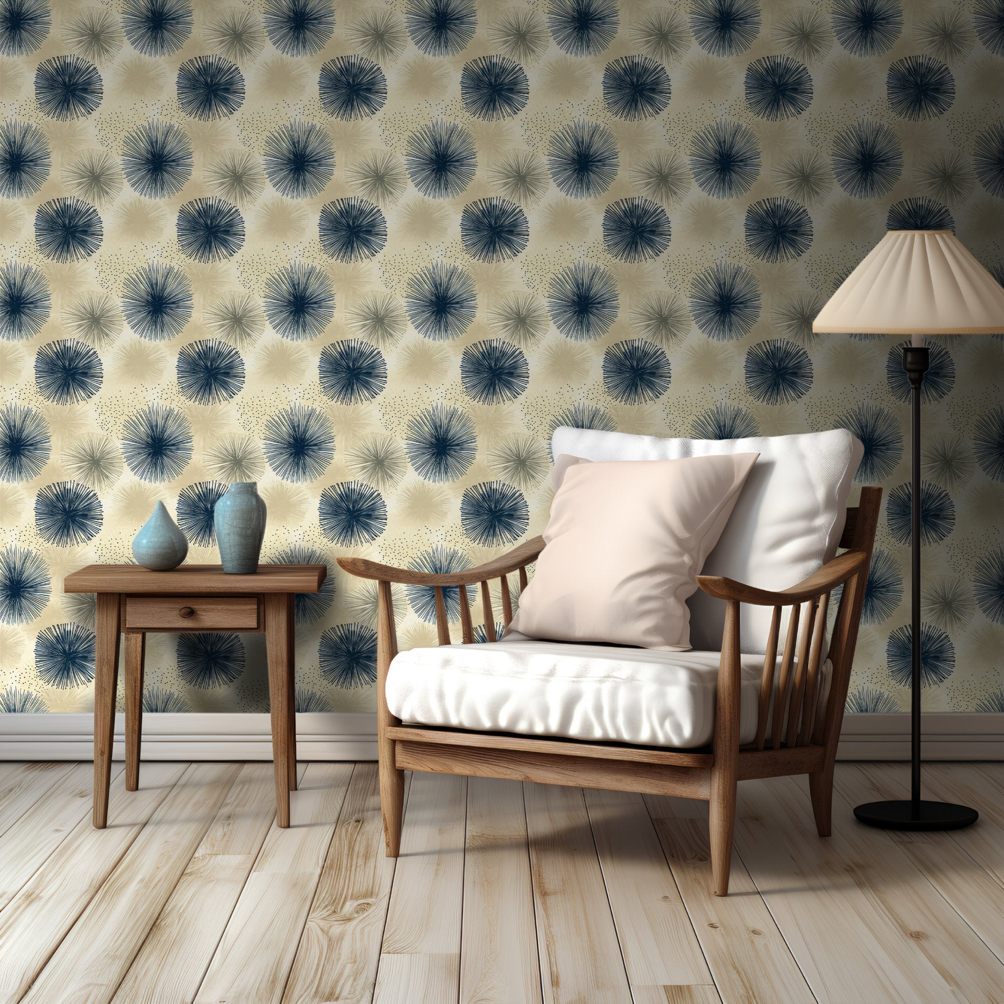 Otis Wallpaper - Benton Lane Home - Painted Paper