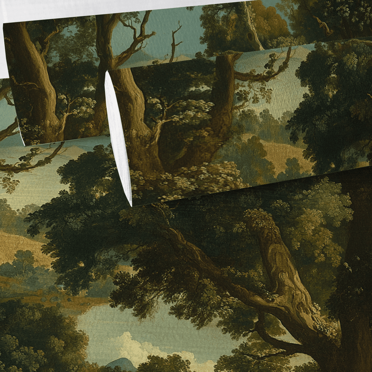 Ottoline Faux Grasscloth Wallpaper - Painted Paper