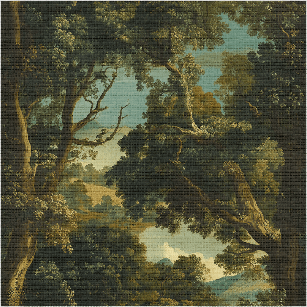 Ottoline Faux Grasscloth Wallpaper - Painted Paper