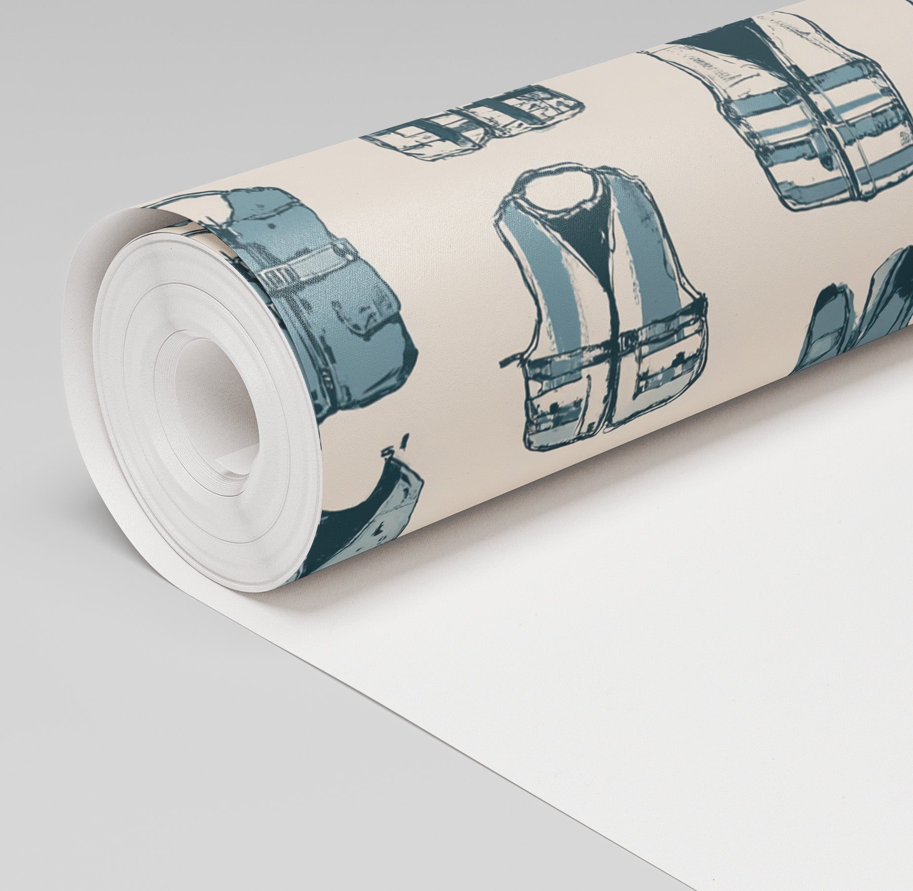 Out At Sea Wallpaper - Painted Paper