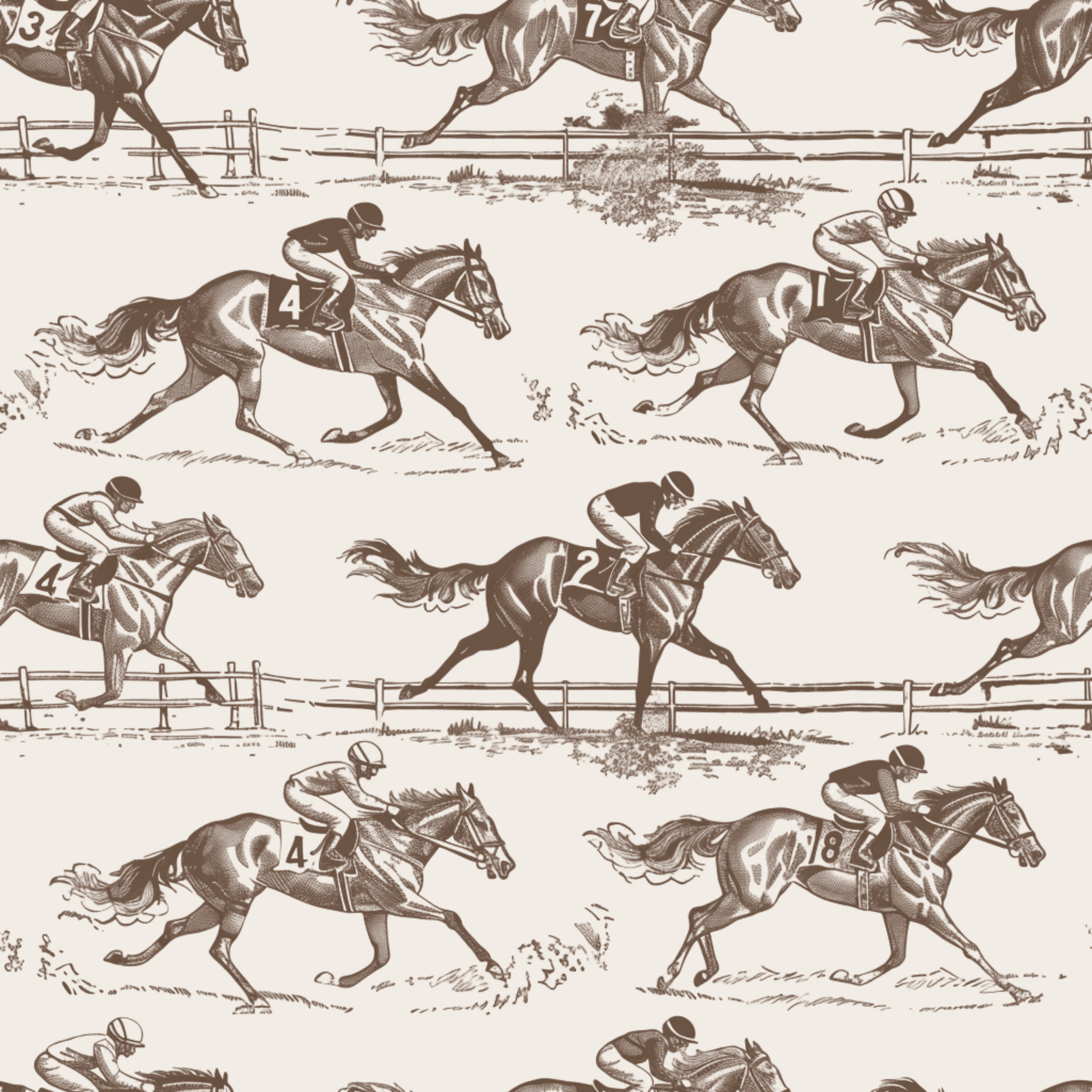 Out For The Crown Wallpaper - Benton Lane Home - Painted Paper