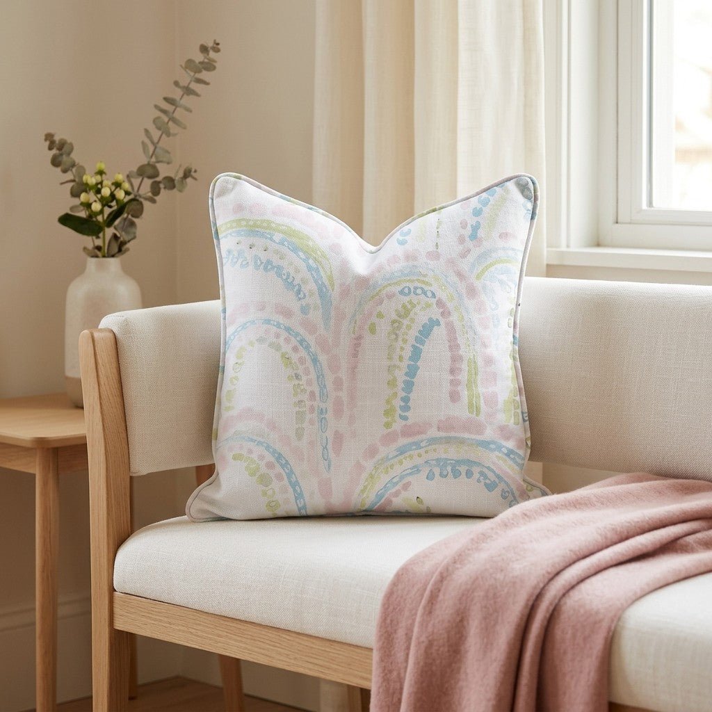 Over the Rainbow Throw Pillow - Benton Lane Home - Lemon Park