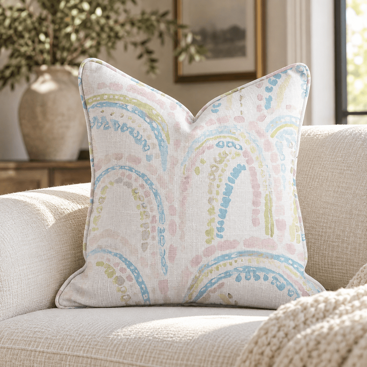 Over the Rainbow Throw Pillow - Benton Lane Home - Lemon Park