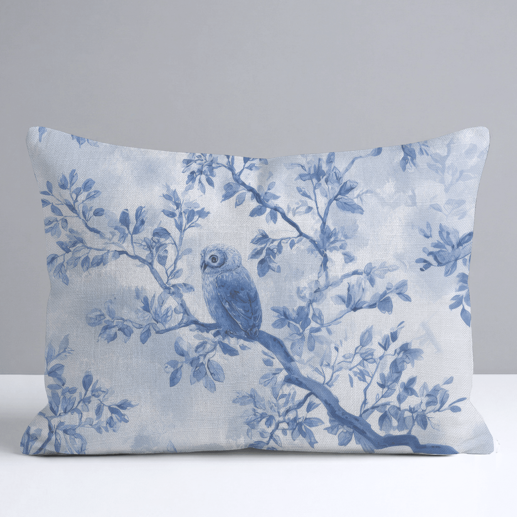 Owl at Dusk Throw Pillow - Benton Lane Home - Lemon Park