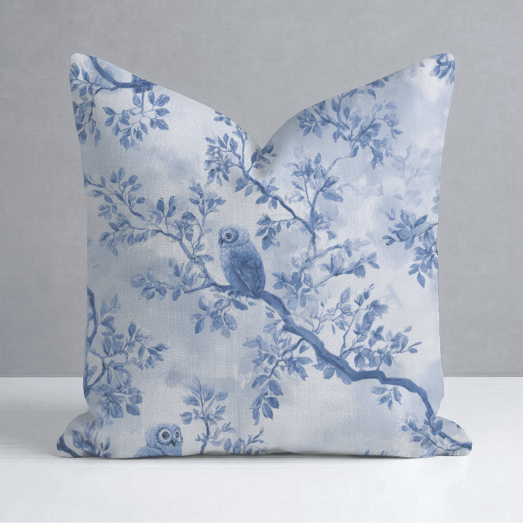 Owl at Dusk Throw Pillow - Benton Lane Home - Lemon Park
