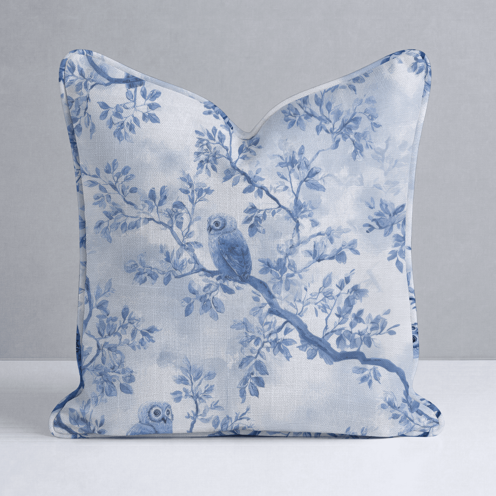 Owl at Dusk Throw Pillow - Benton Lane Home - Lemon Park