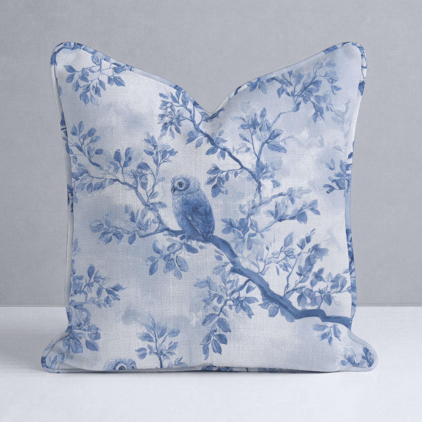 Owl at Dusk Throw Pillow - Benton Lane Home - Lemon Park