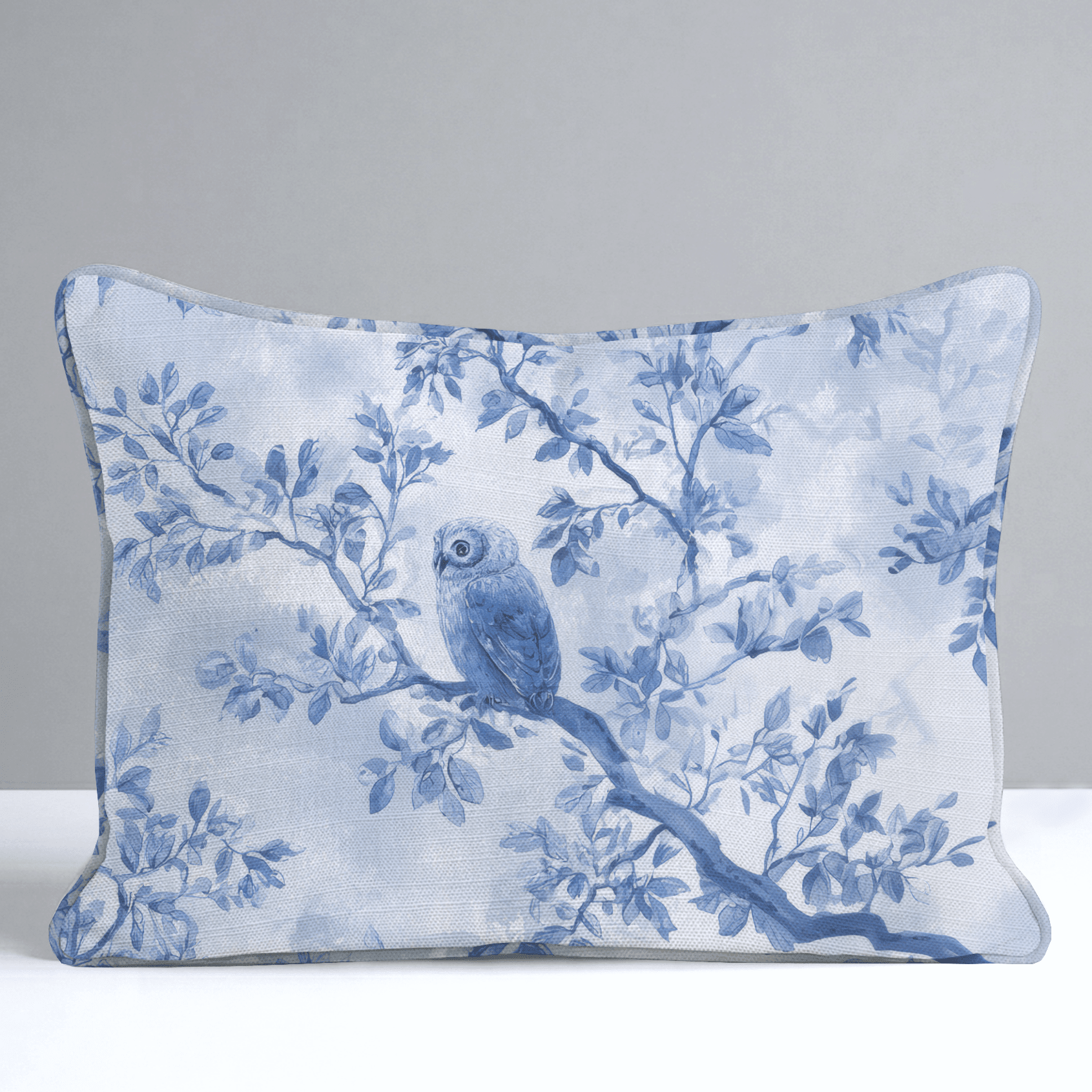 Owl at Dusk Throw Pillow - Benton Lane Home - Lemon Park