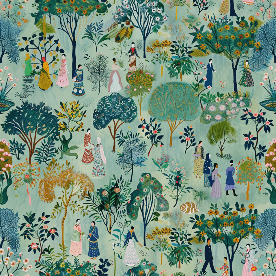 Paige's Pastoral Wallpaper - Benton Lane Home - Lemon Park