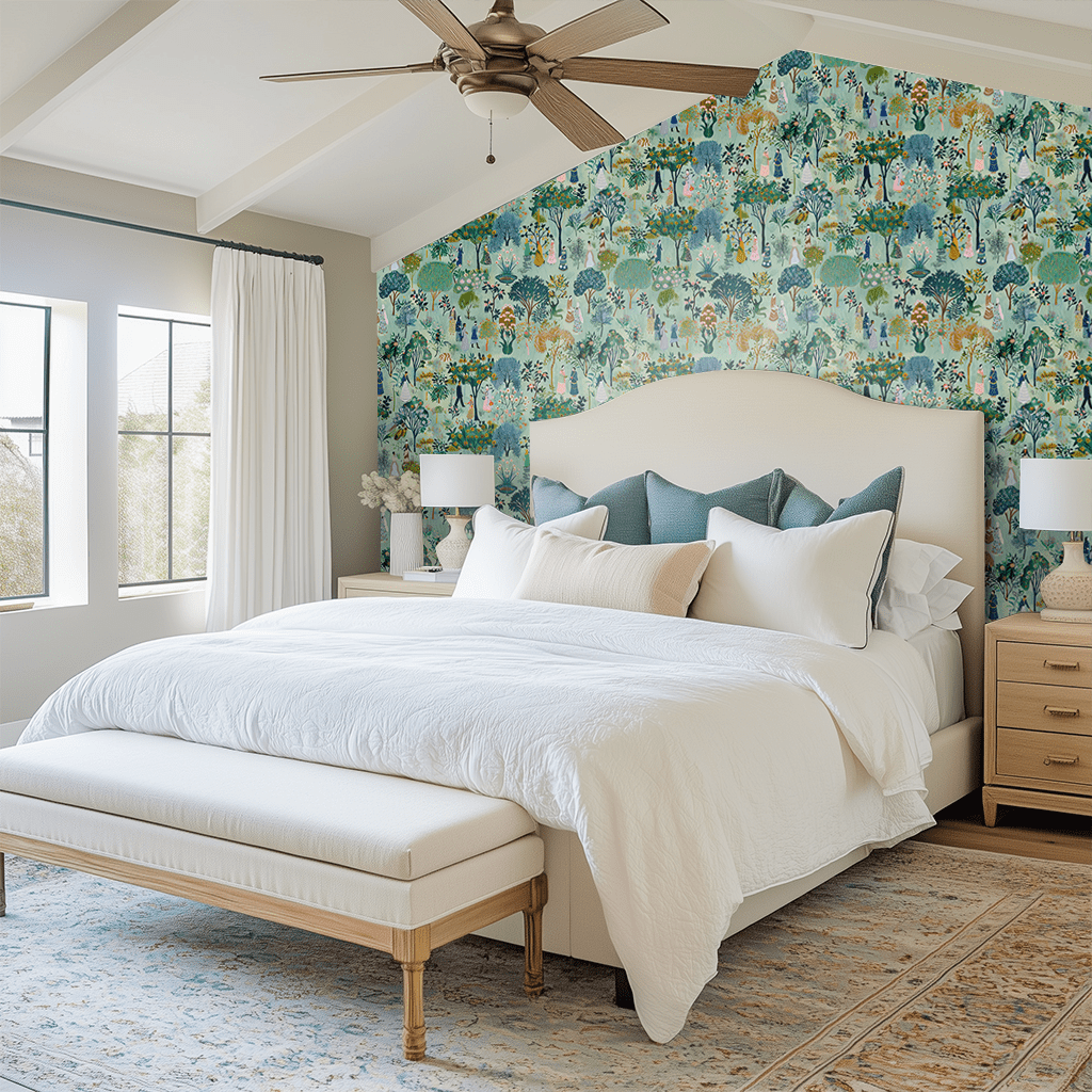 Paige's Pastoral Wallpaper - Benton Lane Home - Lemon Park