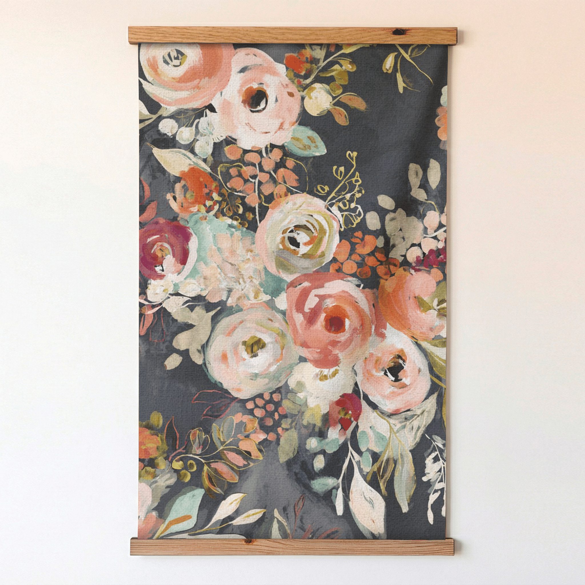 Painted Bouquet - Tapestry - Benton Lane Home - Painted Paper