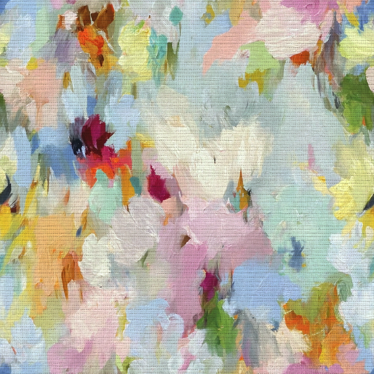 Painted Meadow Faux Grasscloth Wallpaper - Benton Lane Home - Lemon Park