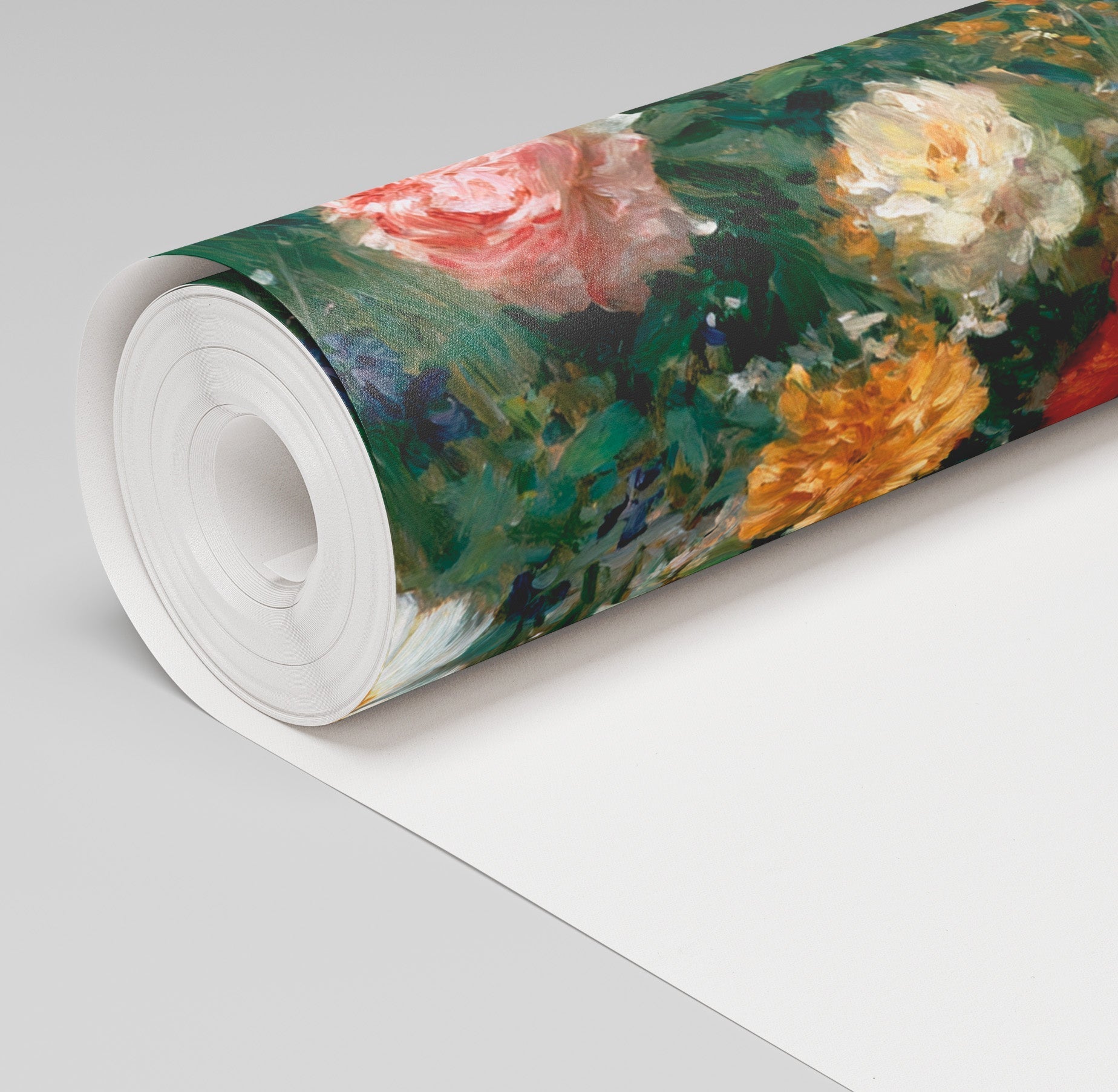 Painted Peonies Wallpaper - Painted Paper