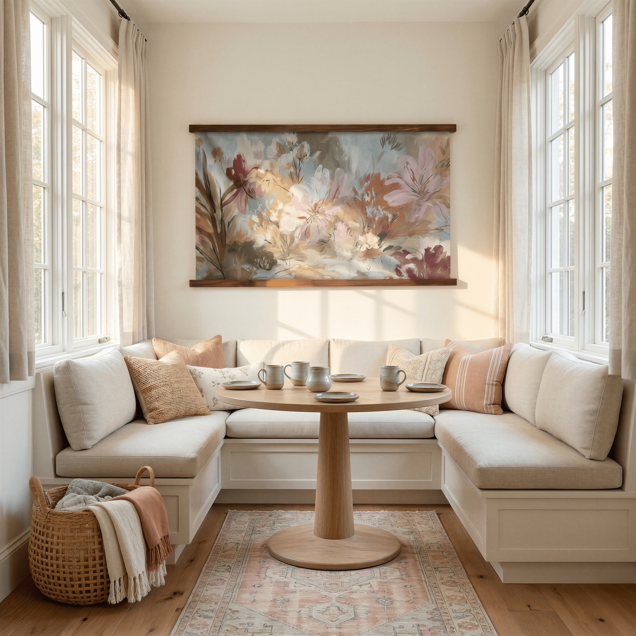 Painted Petals - Tapestry - Benton Lane Home - Lemon Park