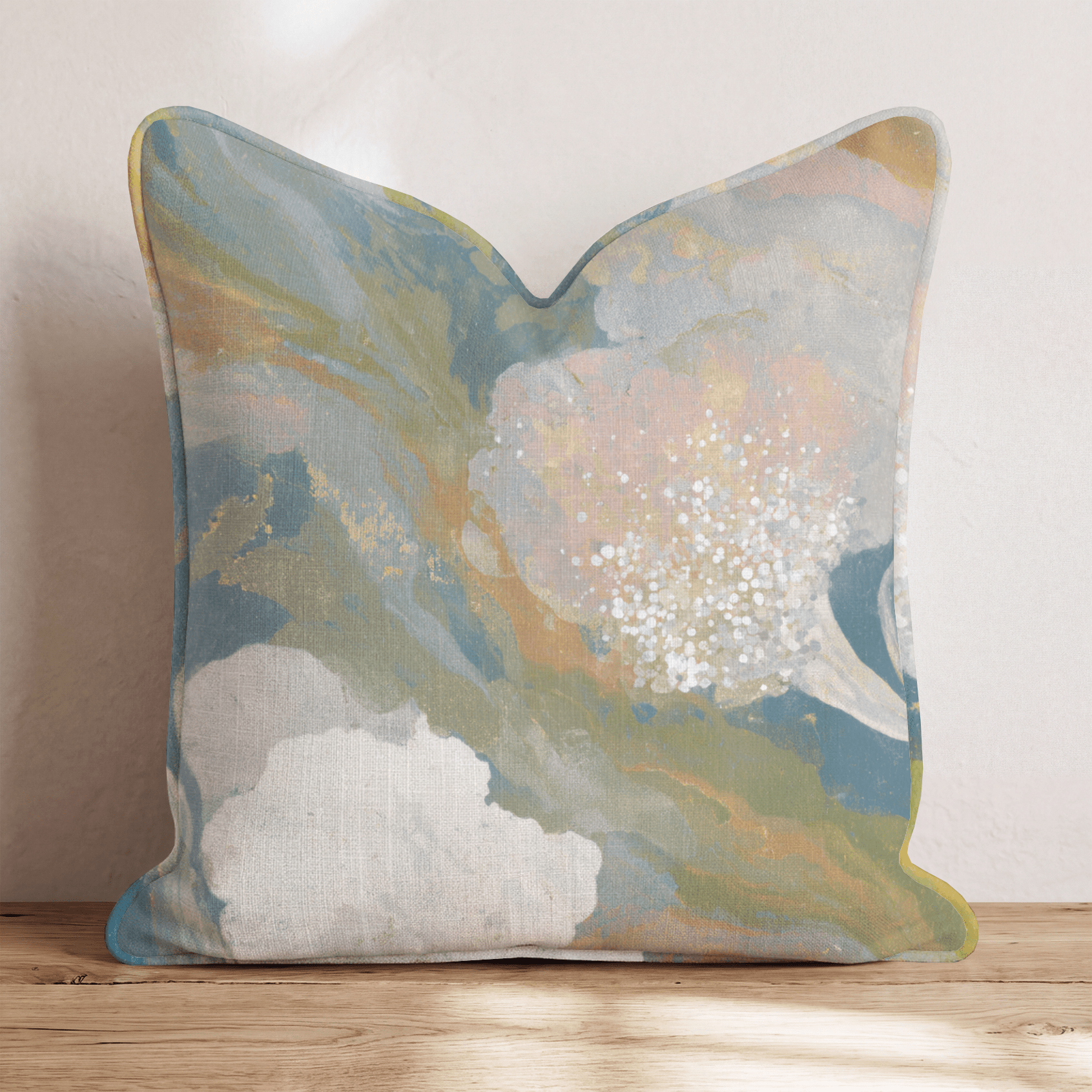 Painted Petals Throw Pillow - Benton Lane Home - Hillcroft Home