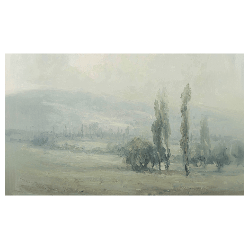 Pale Field Greenery - Tapestry - Benton Lane Home - Painted Paper