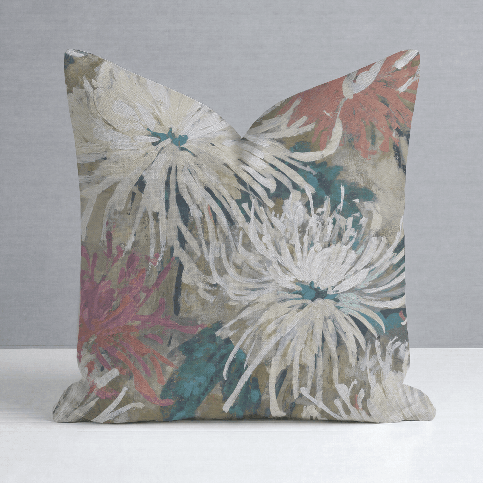 Pale Romance Throw Pillow - Benton Lane Home - Lemon Park