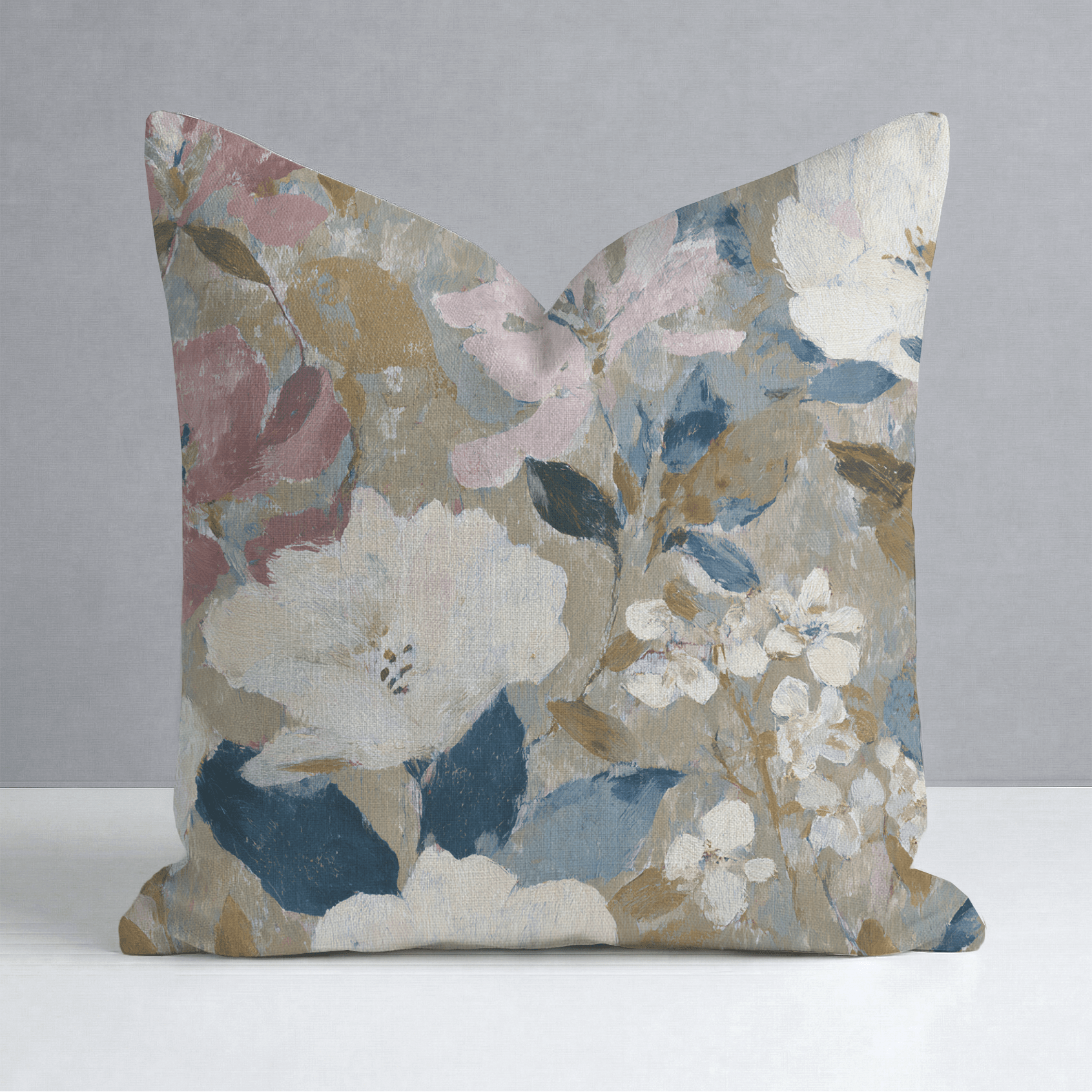 Pale Wander Throw Pillow - Lemon Park