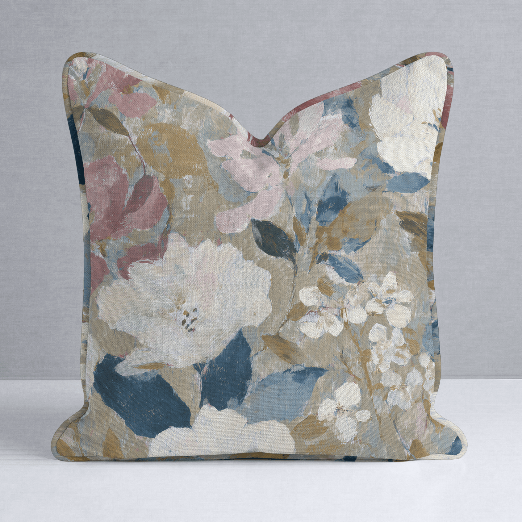 Pale Wander Throw Pillow - Lemon Park