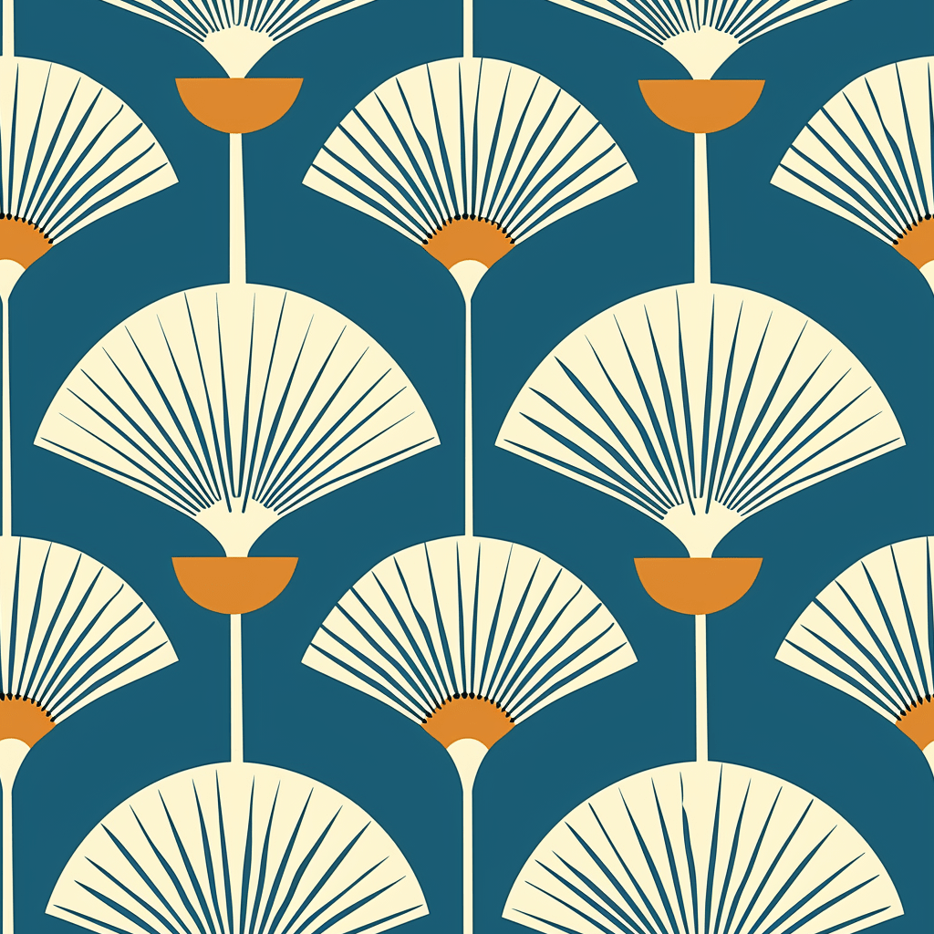 Palm Fanfare Wallpaper - Benton Lane Home - Painted Paper